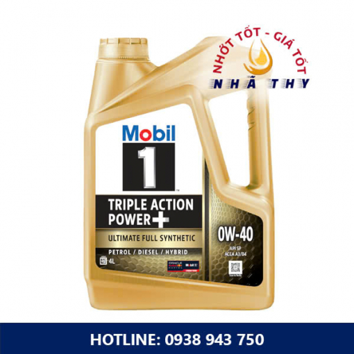 dau nhot nha thy dau nhot o to mobil 1 triple action power 0w 40