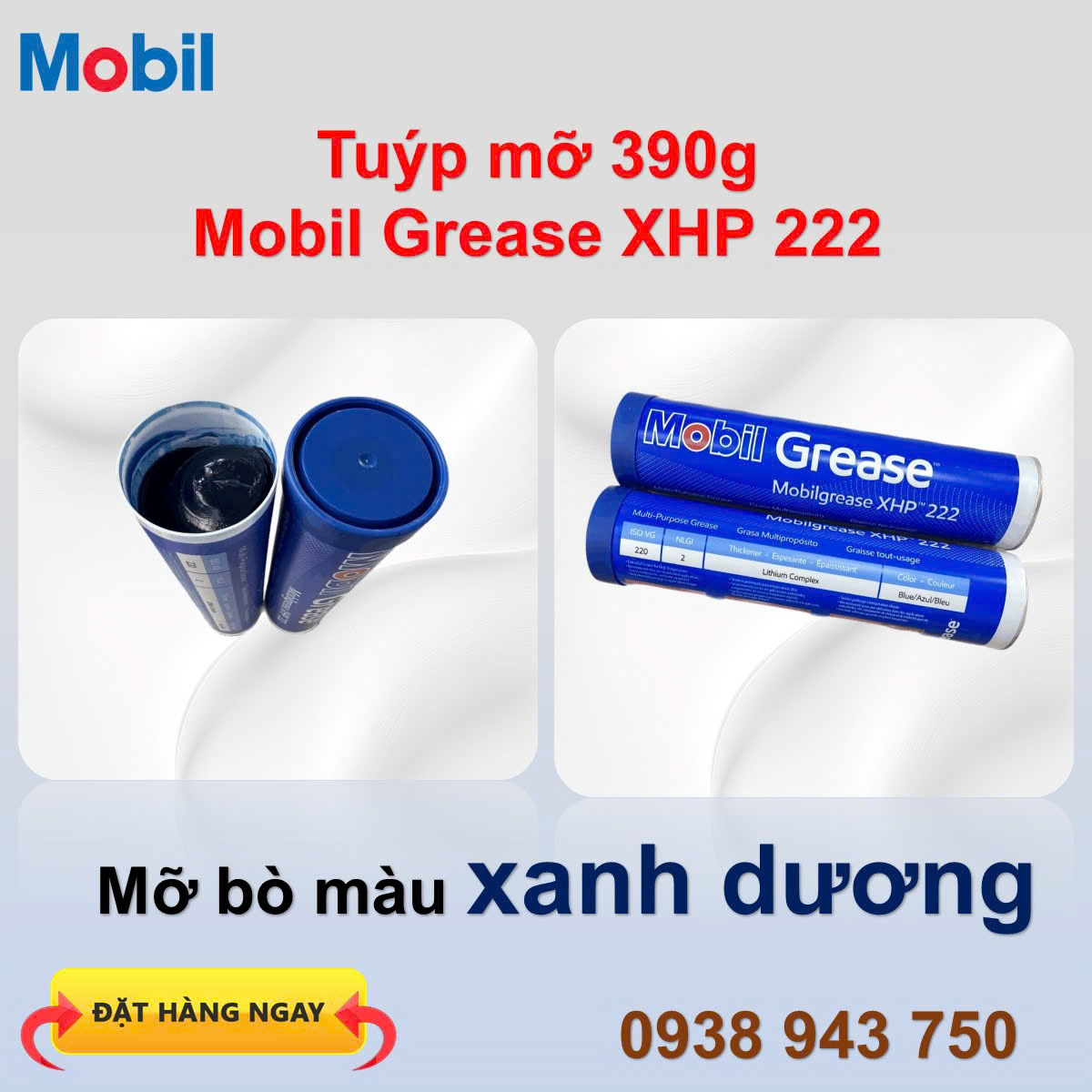 Mỡ bò chịu nhiệt Mobil co tốt không