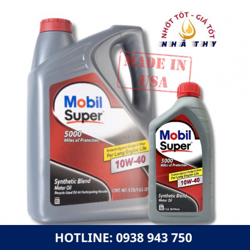 dau nhot nha thy nhot o to mobil super 5000 10w 40 usa 01