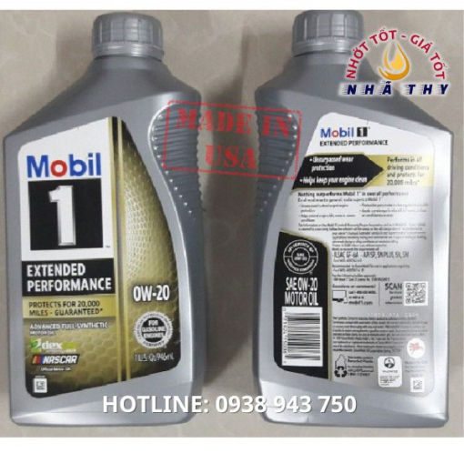 dau nhot nha thy dau nhot mobil 1 0w 20 cao cap extended performance 01