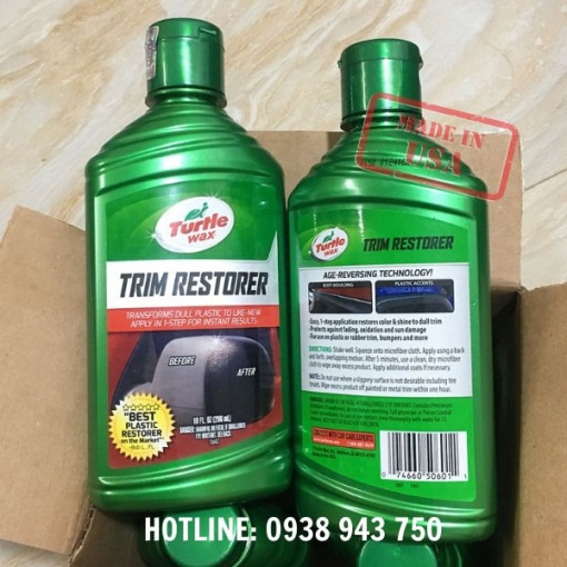 dau nhot nha thy dung dich phuc hoi nhua nham turtle wax trim restorer 01