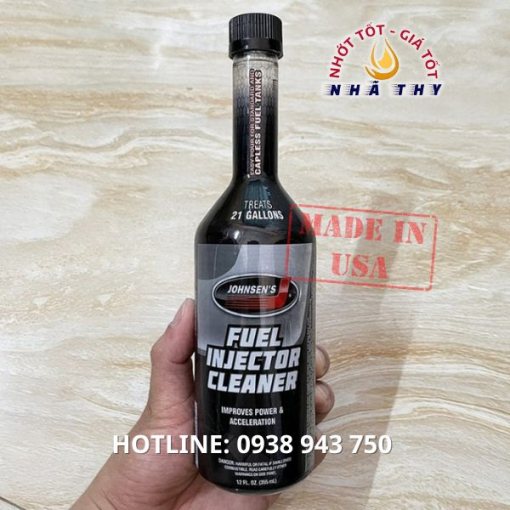 dau nhot nha thy dung dich ve sinh kim phun xang johnsens fuel injector cleaner 01