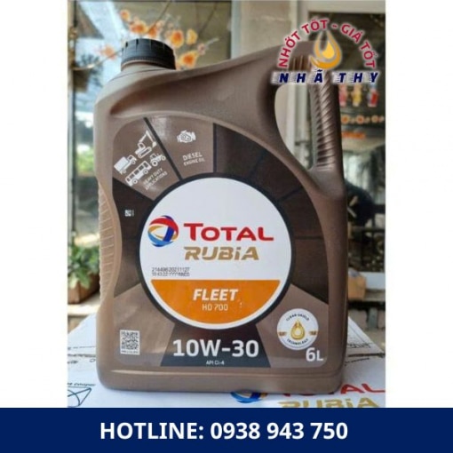 dau nhot nha thy nhot dong co total rubia fleet hd 700 5w 30 01