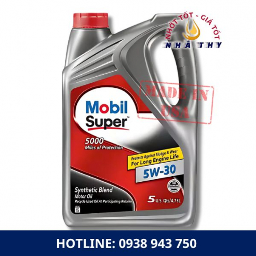 dau nhot nha thy nhot o to mobil super 5000 5w 30 usa